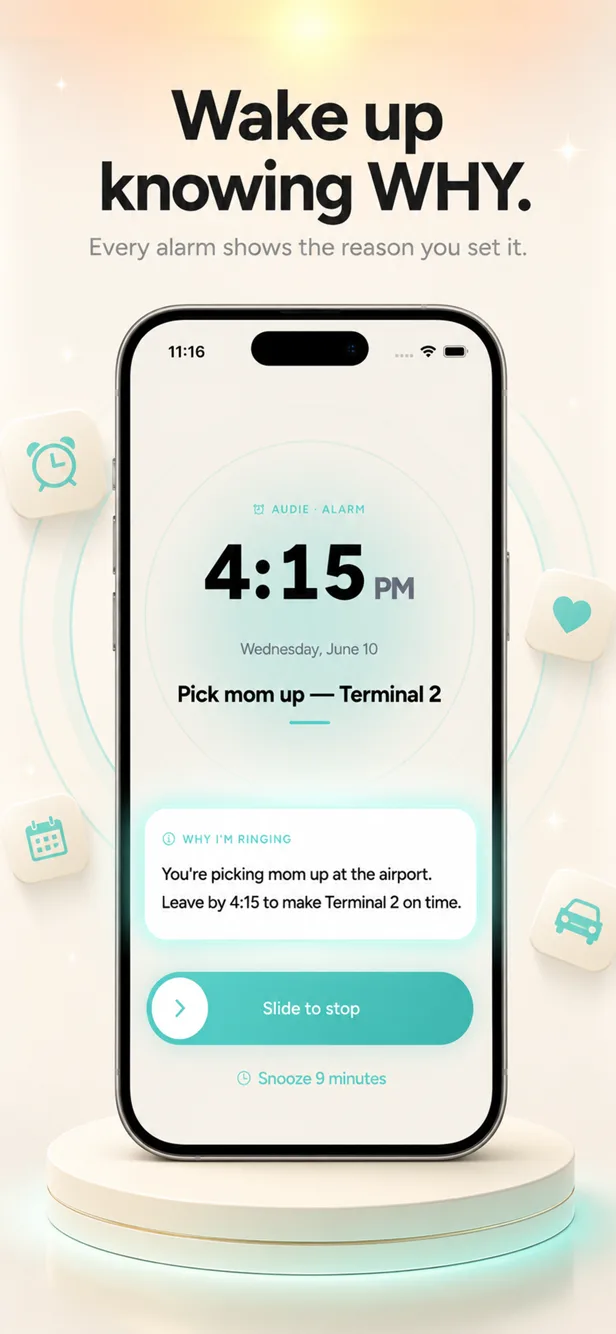 Audie: AI Voice Alarm Clock