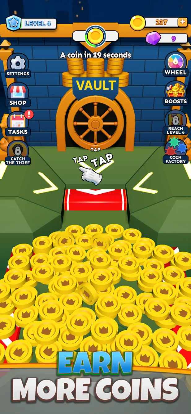 Coin Heist: Treasure Pusher