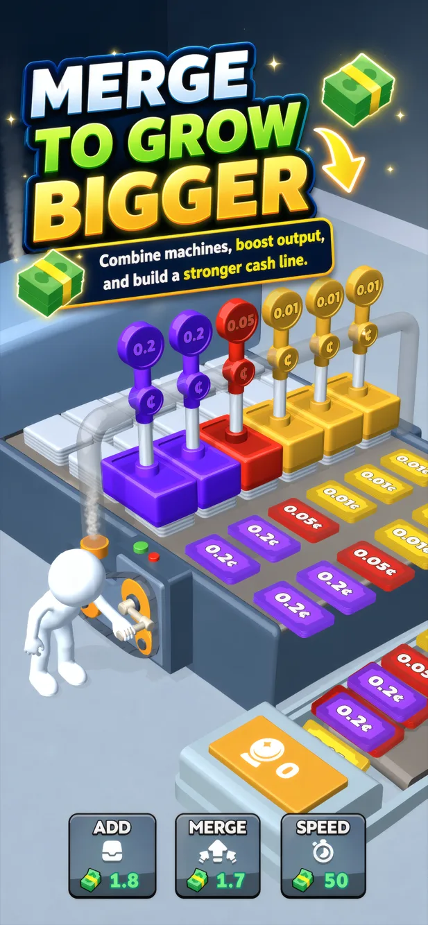 Idle Cash – Merge Tycoon