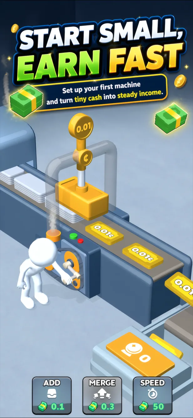 Idle Cash – Merge Tycoon