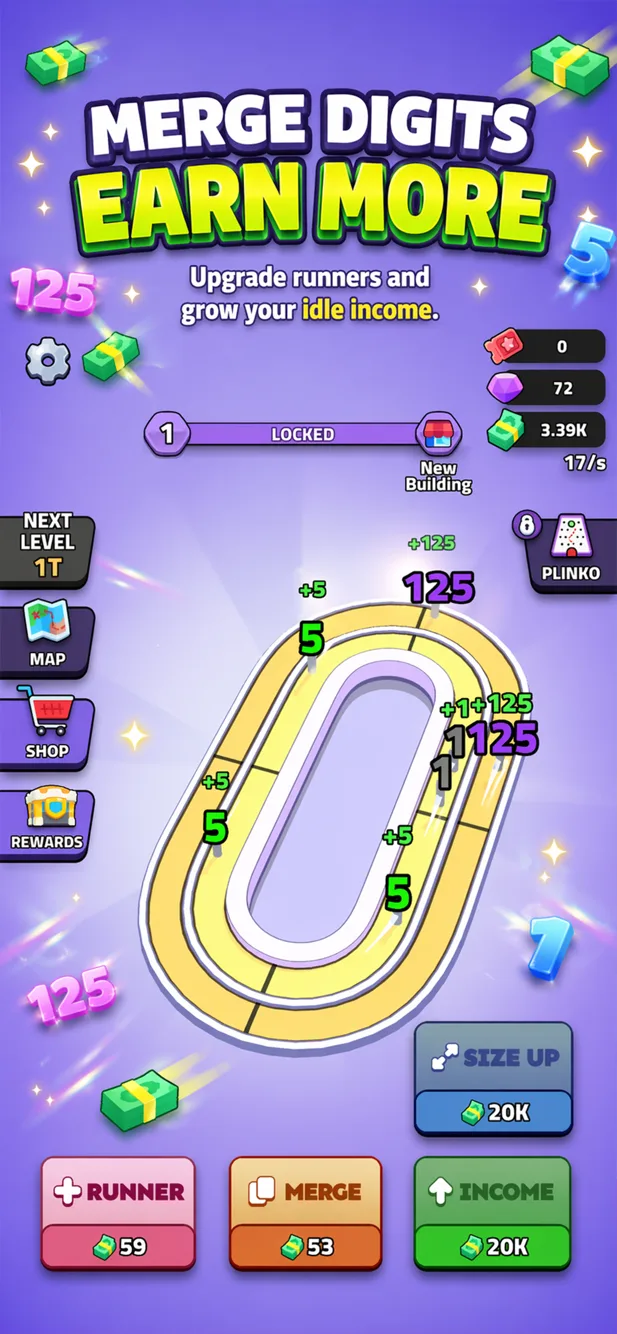Idle Cash Run - Digit Clicker