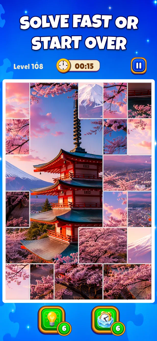 Picrush: Timed Picture Puzzle
